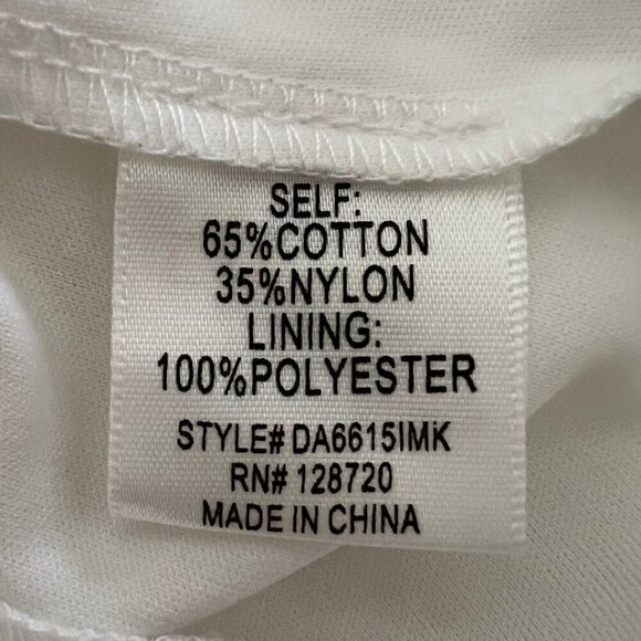 Francesca's White Floral Lace Flowy Sleeveless Mini Dress - Picture 7 of 8